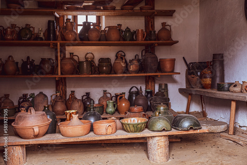 earthenware vessels  in the warehouse
