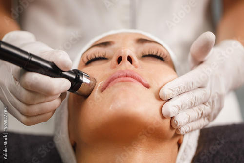 Facial Treatment At The Beauty Salon photo