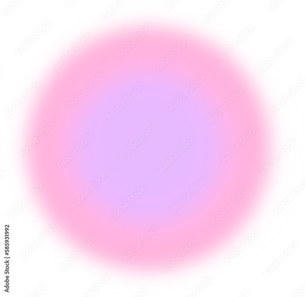 Obraz premium Circle Circle motion blur y2k aura . Abstract blurred gradient shape, psychedelic aesthetic elements, colorful soft holographic gradient. Geometric form with blurring 