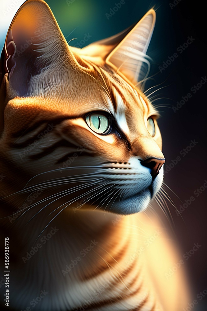 portrait of a cat