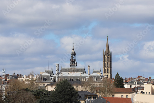 Obraz na płótnie Horizon sur la ville w salonie