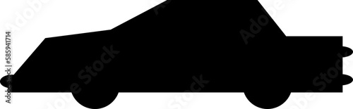 car design illustration isolated on transparent background