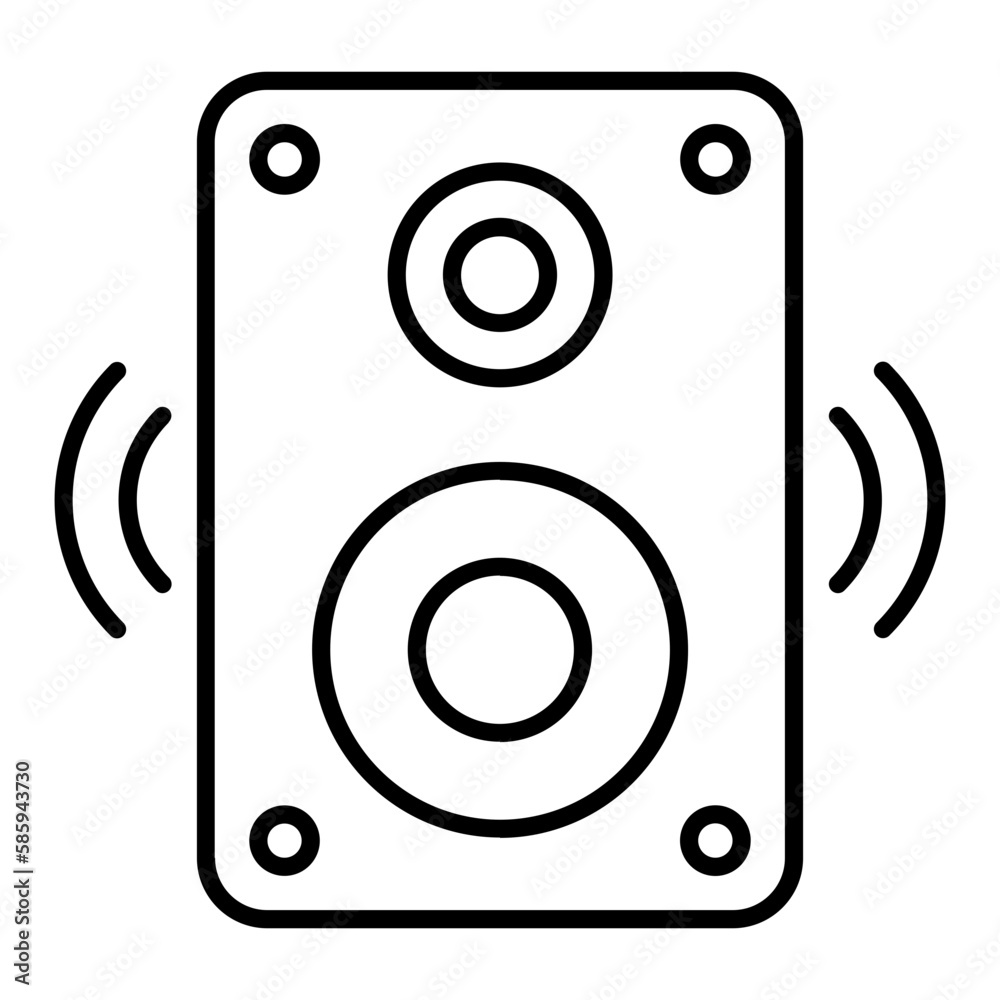 Speaker Outline Icon Speaker Outline Icon