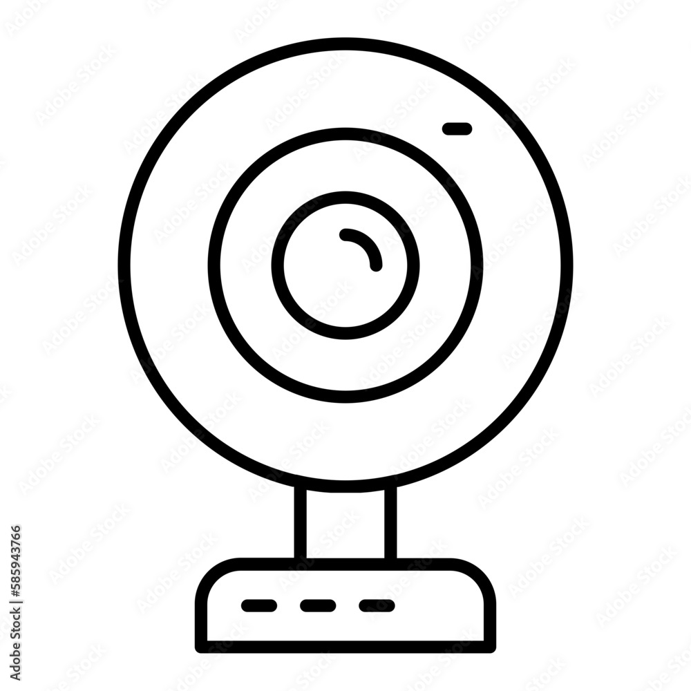 Webcam Outline Icon Webcam Outline Icon