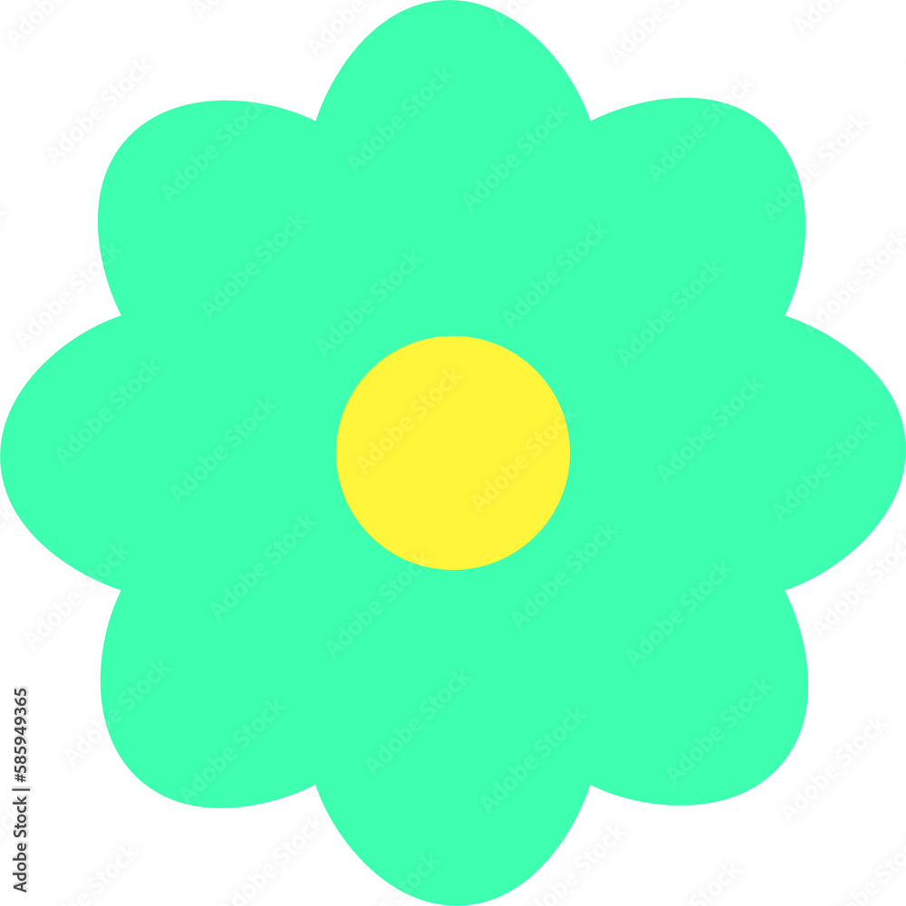 flower design illustration isolated on transparent background
