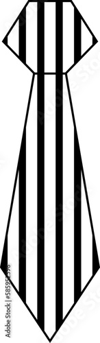 tie design illustration isolated on transparent background