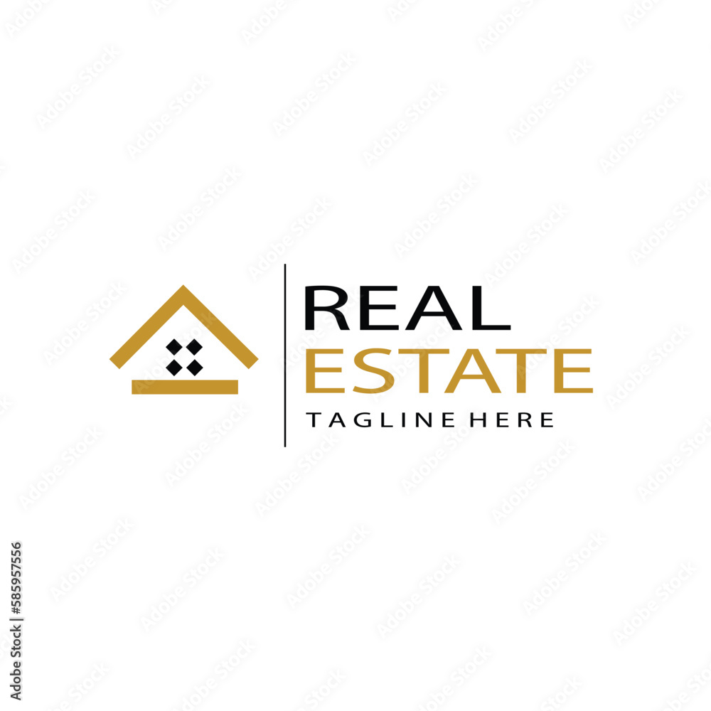 Real estate logo design. modern and elegant style design. bussines logo design template Real estate logo design. modern and elegant style design. bussines logo design template