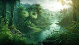 tropical rainforests of 10,000 BC were lush and verdant, with towering trees and abundant wildlife. Myriad of species, from colorful birds to exotic primates, thrived in canopy and understory layers.