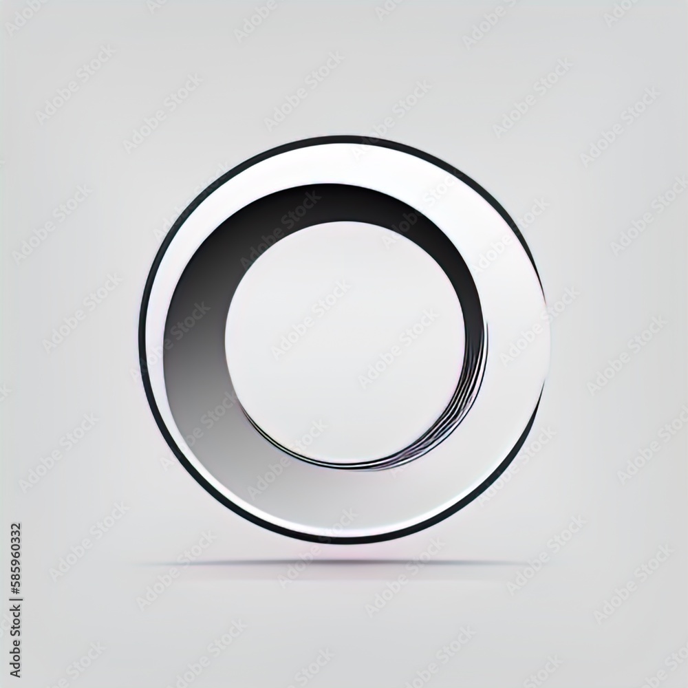 silver or black circle, ring silver or black circle, ring