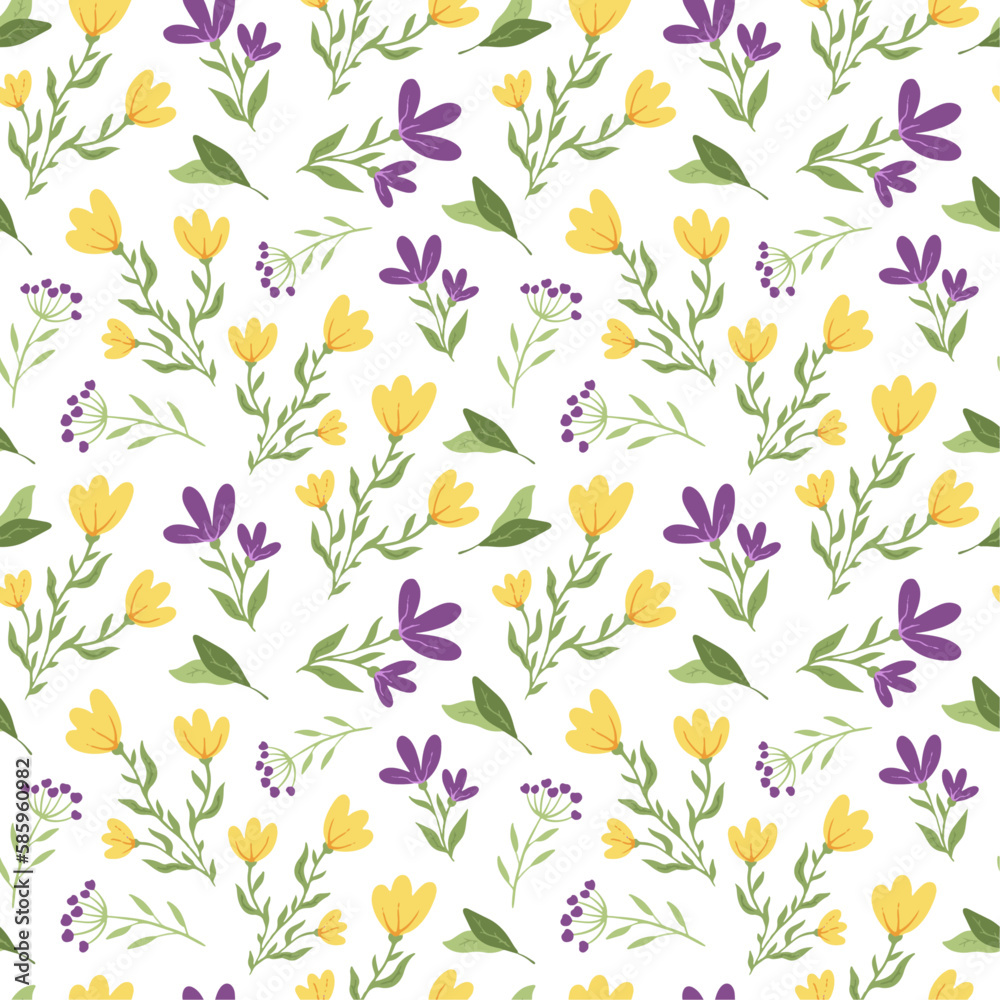 seamless pattern with flowers seamless pattern with flowers