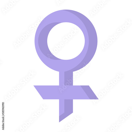 Venus Astrology Flat Icon