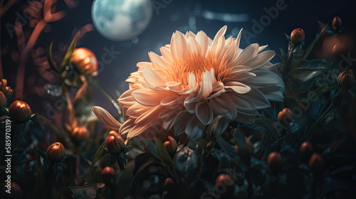 illustration of a flower. © Ricardo Nóbrega