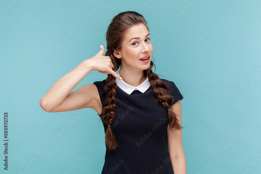 Woman makes phone gesture near, asks boyfriend telephone number, says so call me maybe. Woman makes phone gesture near, asks boyfriend telephone number, says so call me maybe.