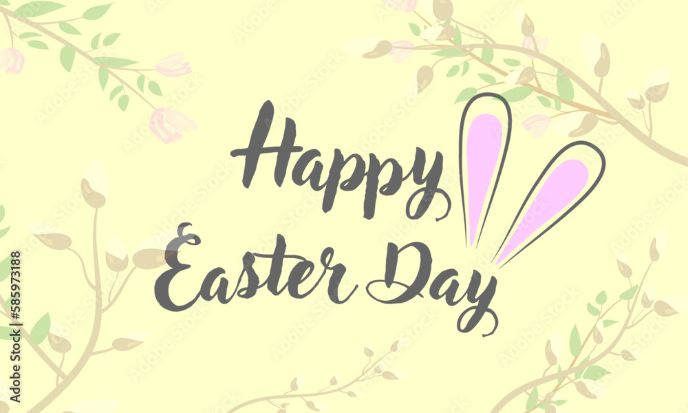 Obraz premium Happy Easter greeting card