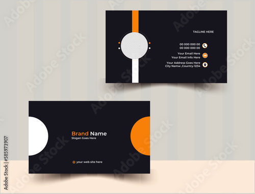 creative modern name card and business card