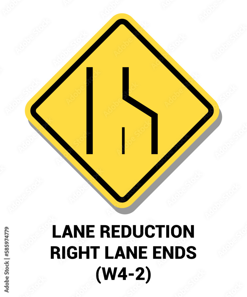 Manual On Uniform Traffic Control Device ( MUTCD ) LANE REDUCTION RIGHT