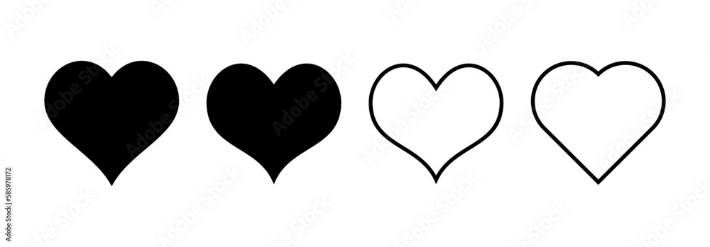 Love icon vector for web and mobile app. Heart sign and symbol. Like icon vector. Love icon vector for web and mobile app. Heart sign and symbol. Like icon vector.