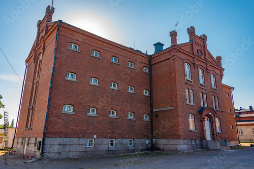 View of Häme castle in Finnish town Hämeenlinna photo