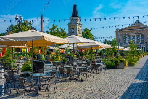 Obraz na plátně Keskustori square in Tampere, Finland
