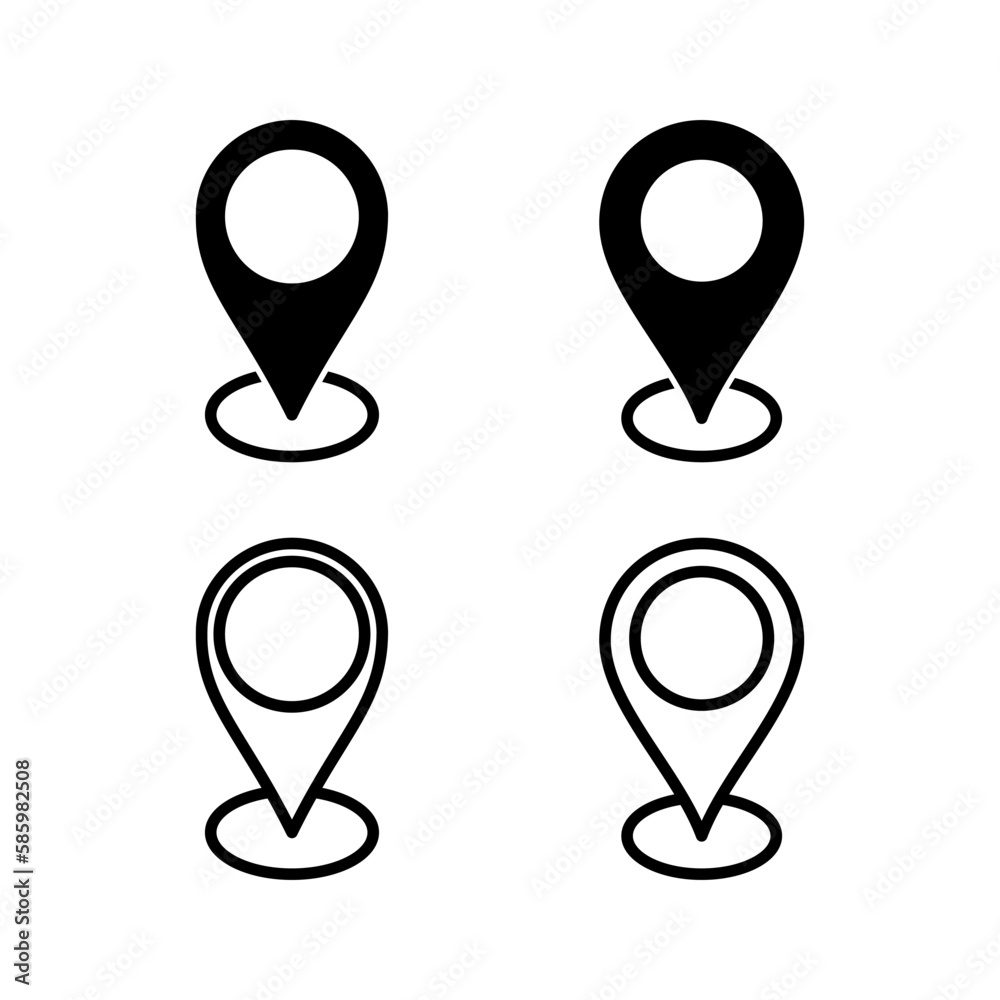Address icon vector illustration. home location sign and symbol. pinpoint Address icon vector illustration. home location sign and symbol. pinpoint