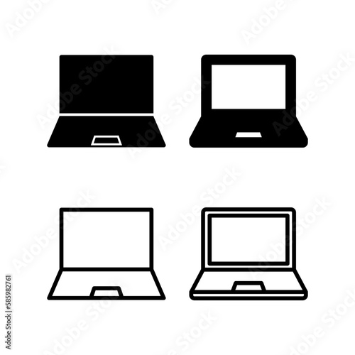 Laptop icon vector illustration. computer sign and symbol © OLIVEIA