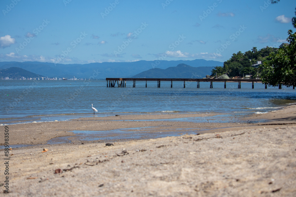 Praia de Cacupé. Florianópolis. Brasil