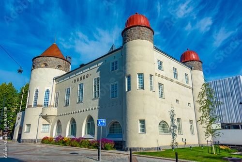 View of Museum of Kuopio in Finland photo