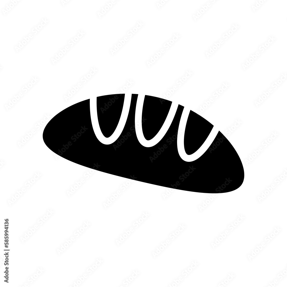 Bread vector icon, baker symbol. Modern flat vector illustration for web site or mobile app Bread vector icon, baker symbol. Modern flat vector illustration for web site or mobile app