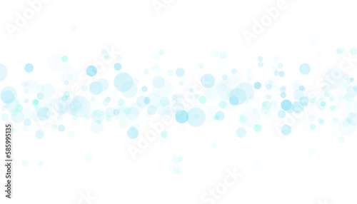 水色のランダムなドットの背景素材