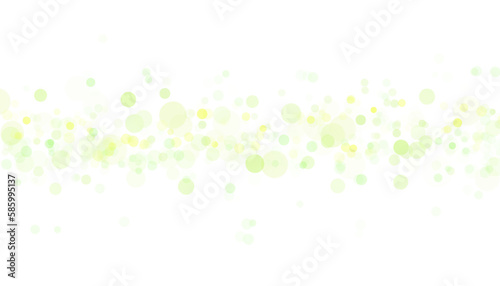 明るい緑のランダムなドットの背景素材 © YY apartment