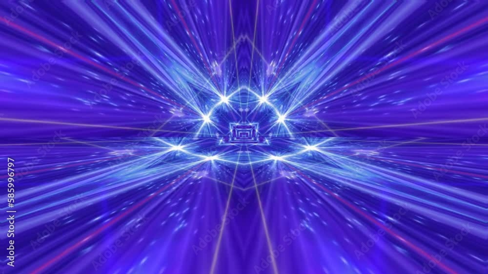 Abstract loop animation with colorful fractal pattern movement Abstract loop animation with colorful fractal pattern movement