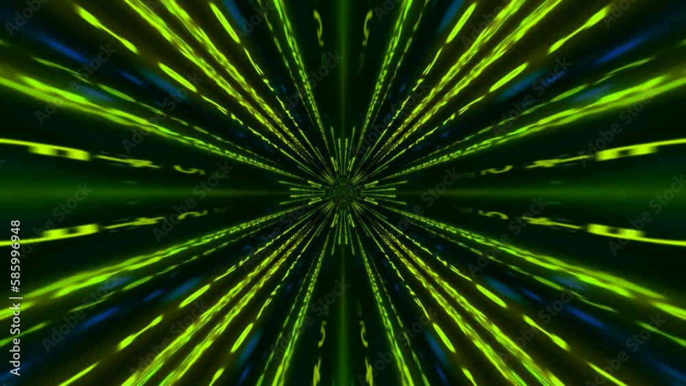 Abstract loop animation with colorful fractal pattern movements Abstract loop animation with colorful fractal pattern movements
