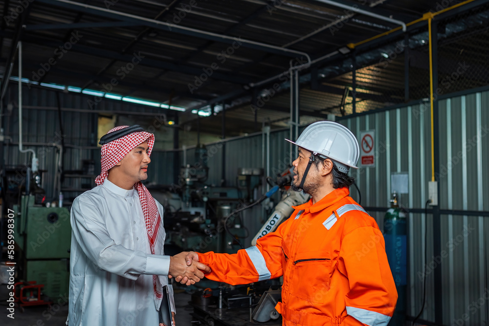 Sheikh contacted to negotiate the business of automatic welding robots in smart automotive factories with industry 4.0 digital manufacturing operation system software monitoring. Sheikh contacted to negotiate the business of automatic welding robots in smart automotive factories with industry 4.0 digital manufacturing operation system software monitoring.