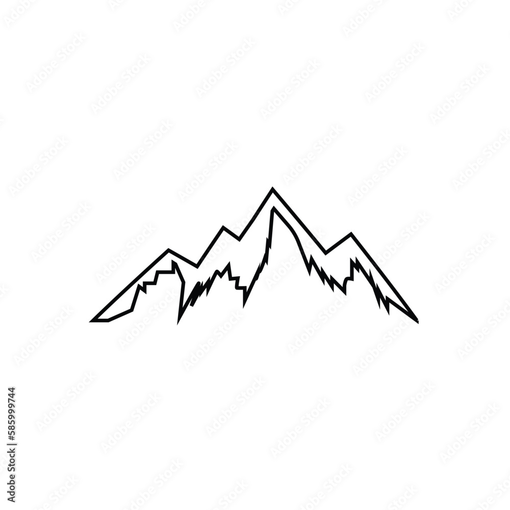mountain  logo icon