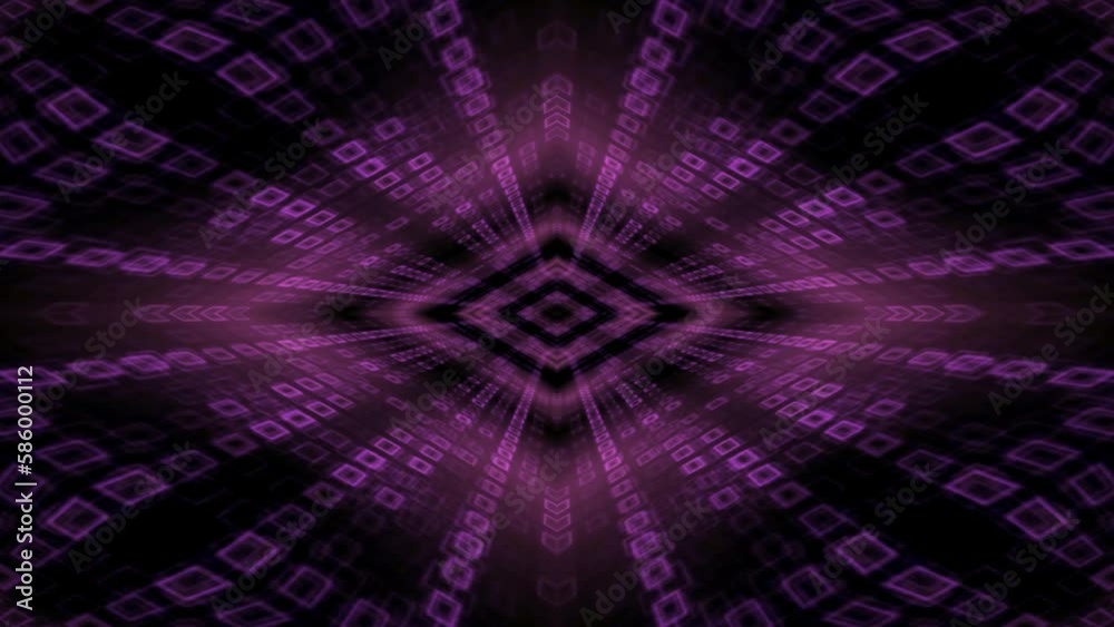 Abstract loop animation with colorful fractal pattern movements Abstract loop animation with colorful fractal pattern movements