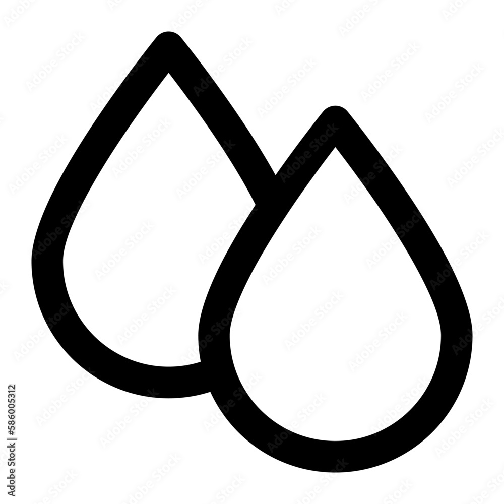 water springtime season outline icon style water springtime season outline icon style