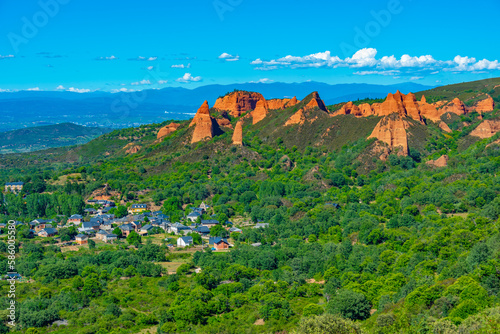 Las Medulas - ancient gold mining site near Ponferrada in Spain photo