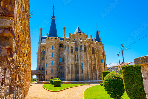 Palace of Gaudi in Spanish town Astorga