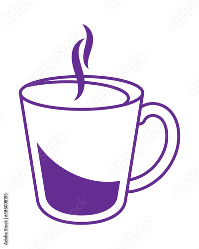 coffee mug with steam rising