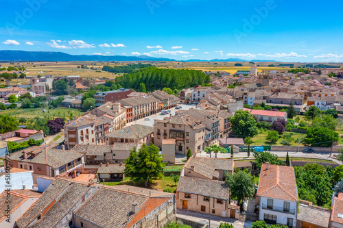 View of Turegano village in Spain photo