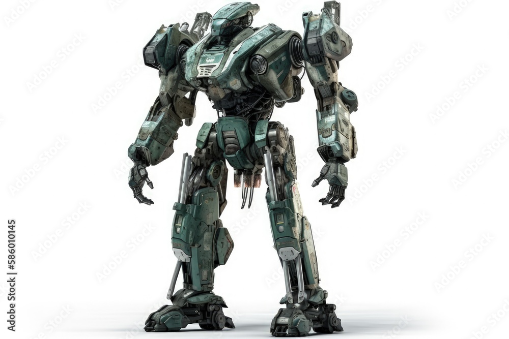 levitating robot created with Generative AI technology levitating robot created with Generative AI technology