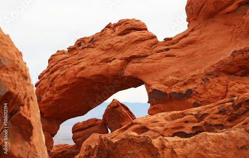 Natural arch - Valley of Fire State Park, Nevada