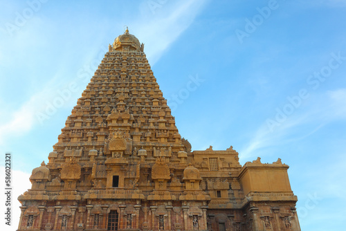Brihadeeswara Temple or Big Temple in Thanjavur, Tamil Nadu - India	
 photo