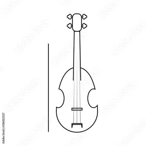 Violin vector icon