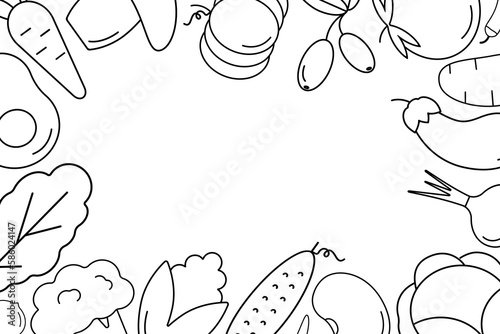 Vector set.Vegetables BACKGROUND.Vegetarian.Vegas.Keto.Food.Post.Eco.Print for textile,web design,Keto Diet,Keto lines on a white background. Decor.Eco.Line.Garden.Gardening.Kitchen.Food,Line,logo.Eco