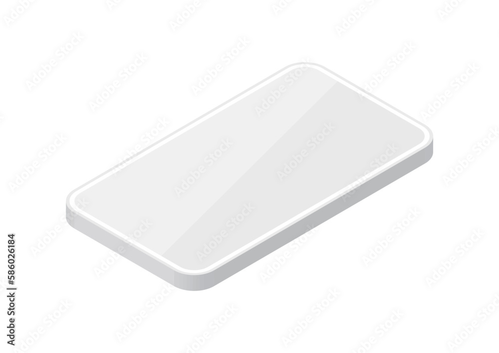 シンプルな画面だけのスマホの形のイラスト - アイソメトリックなスマートフォンのモックアップ素材
シンプルな画面だけのスマホの形のイラスト - アイソメトリックなスマートフォンのモックアップ素材
