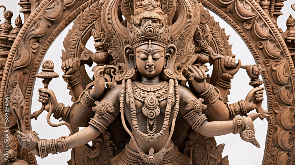 Obraz premium statue of buddha generative ai