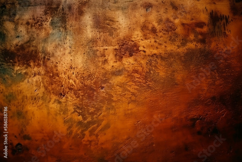 old grunge copper bronze rusty texture dark black background effect © Southern Creative