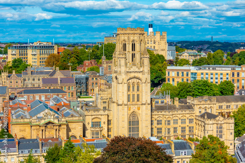 Wills Memorial Building Tower in Bristol, England photo