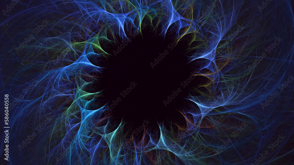 3D rendering abstract round light background 3D rendering abstract round light background